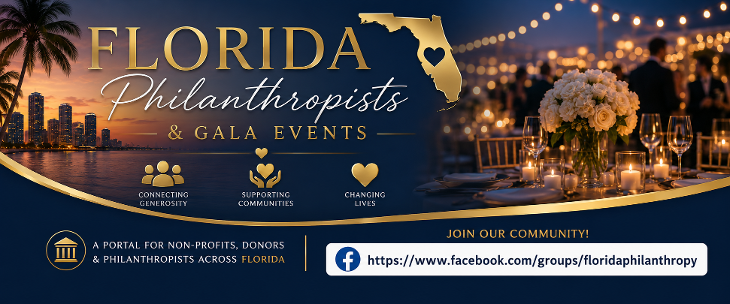 Florida Philanthropists and their Gala Events