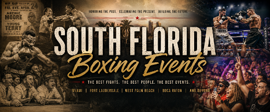 Welcome to SOUTH FLORIDA Boxing Events, powered by SOUTH FLORIDA magazine — a networking community for boxing promoters, fighters, trainers, gym owners, celebrities, sports media, ringside personalities, sponsors, and passionate boxing fans throughout Florida and beyond. This group was created to connect the South Florida boxing community through live events, professional networking, and industry promotion. Members are encouraged to post upcoming boxing matches, charity events, training camps, amateur and professional fight nights, athlete appearances, book signings, press conferences, gym openings, weigh-ins, podcasts, interviews, and local boxing announcements. From historic fight culture in Miami and Fort Lauderdale to today’s rising stars and legendary figures, this group celebrates the energy, discipline, and tradition of the sport.
